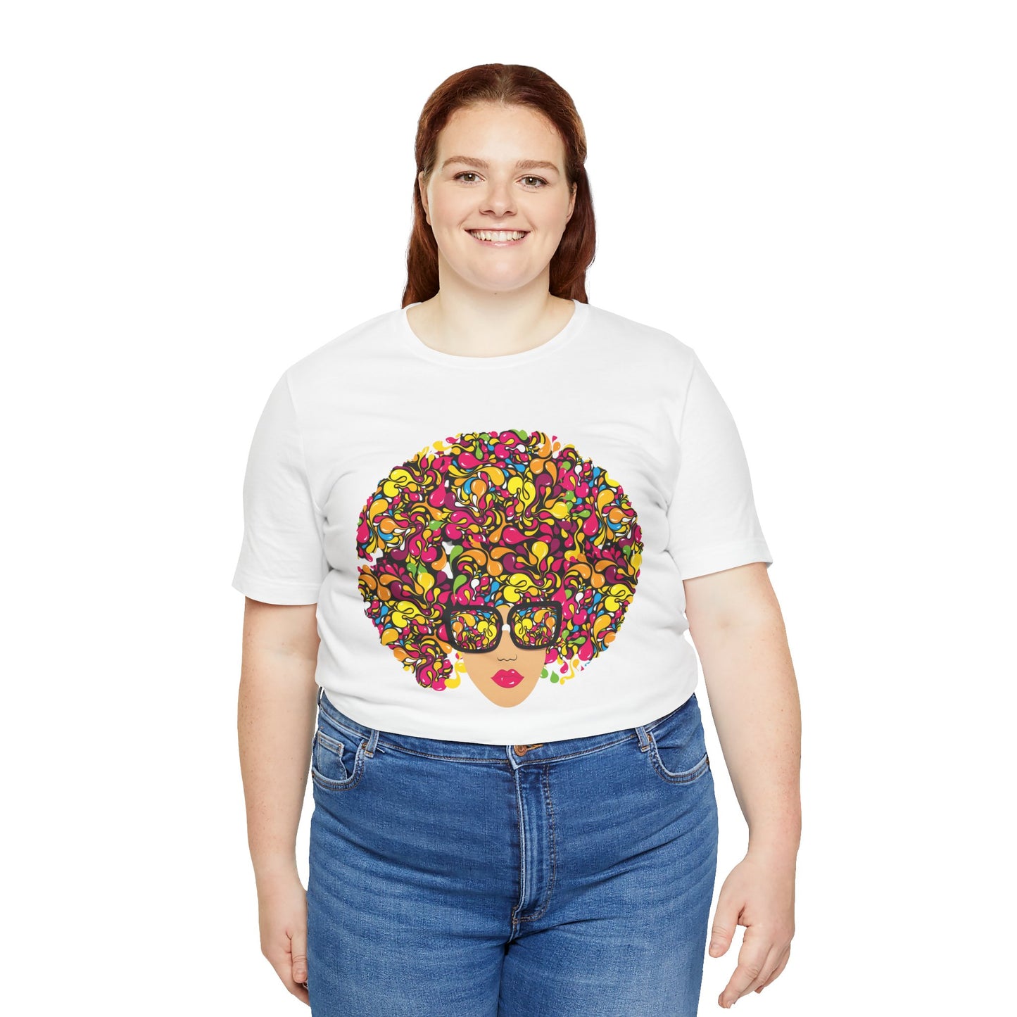 Flower Fro Unisex Jersey Short Sleeve Tee