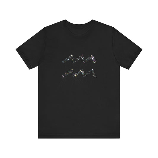 Aquarius "Sparkle" Unisex Jersey Short Sleeve Tee