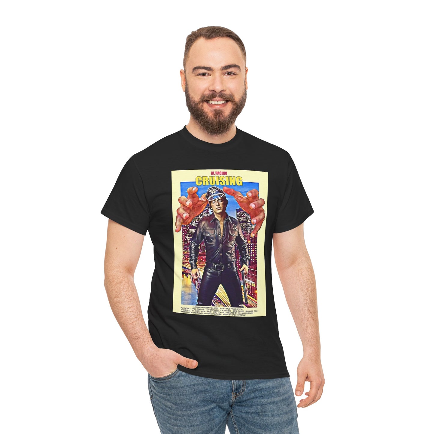 Cruising "70s films" Unisex Heavy Cotton Tee