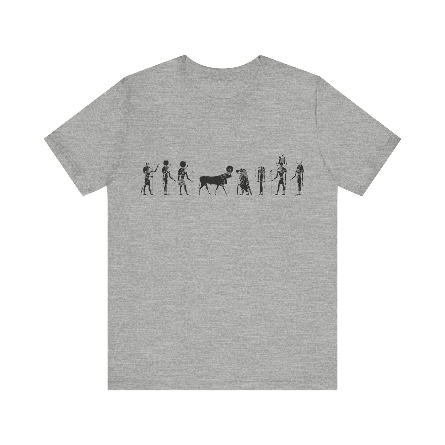 Egyptian Hieroglyphic Unisex Jersey Short Sleeve Tee