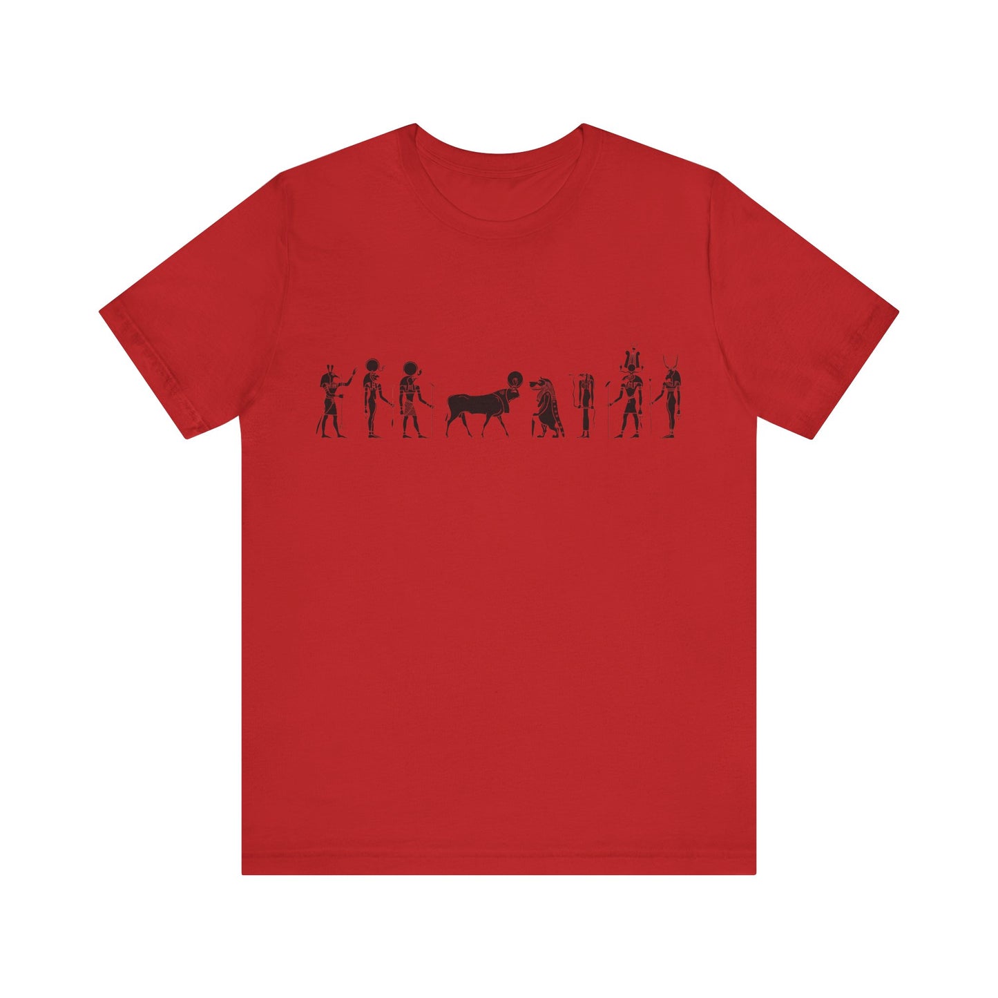 Egyptian Hieroglyphic Unisex Jersey Short Sleeve Tee