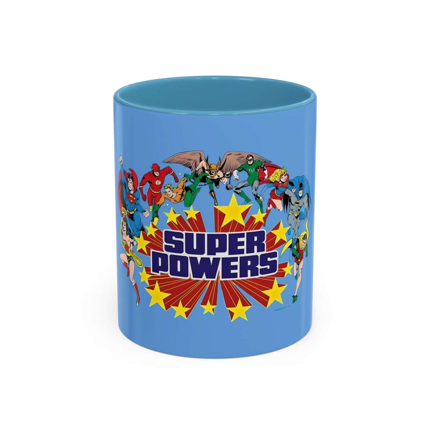 DC 80s Super Powers- Accent Coffee Mug (11, 15oz)