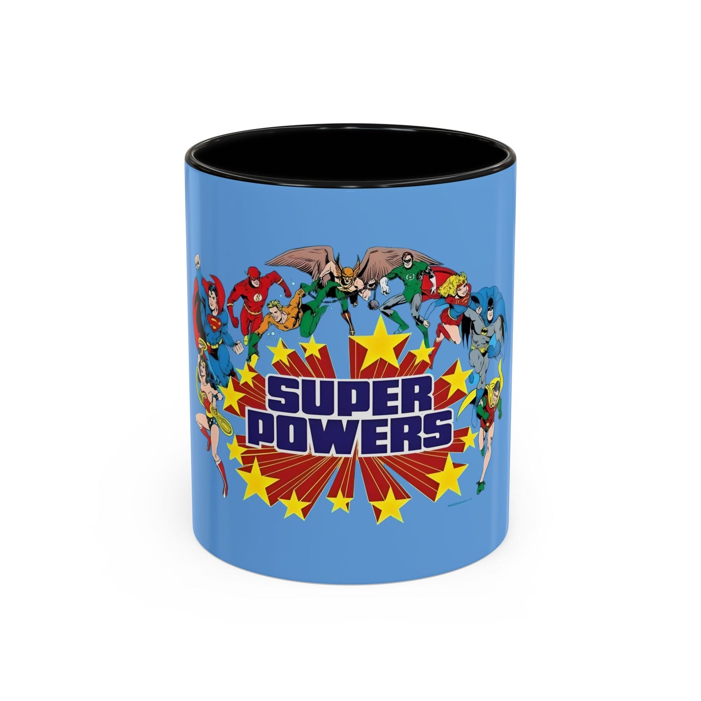 DC 80s Super Powers- Accent Coffee Mug (11, 15oz)