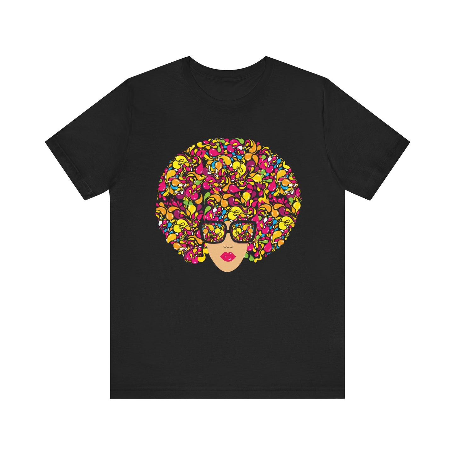 Flower Fro Unisex Jersey Short Sleeve Tee