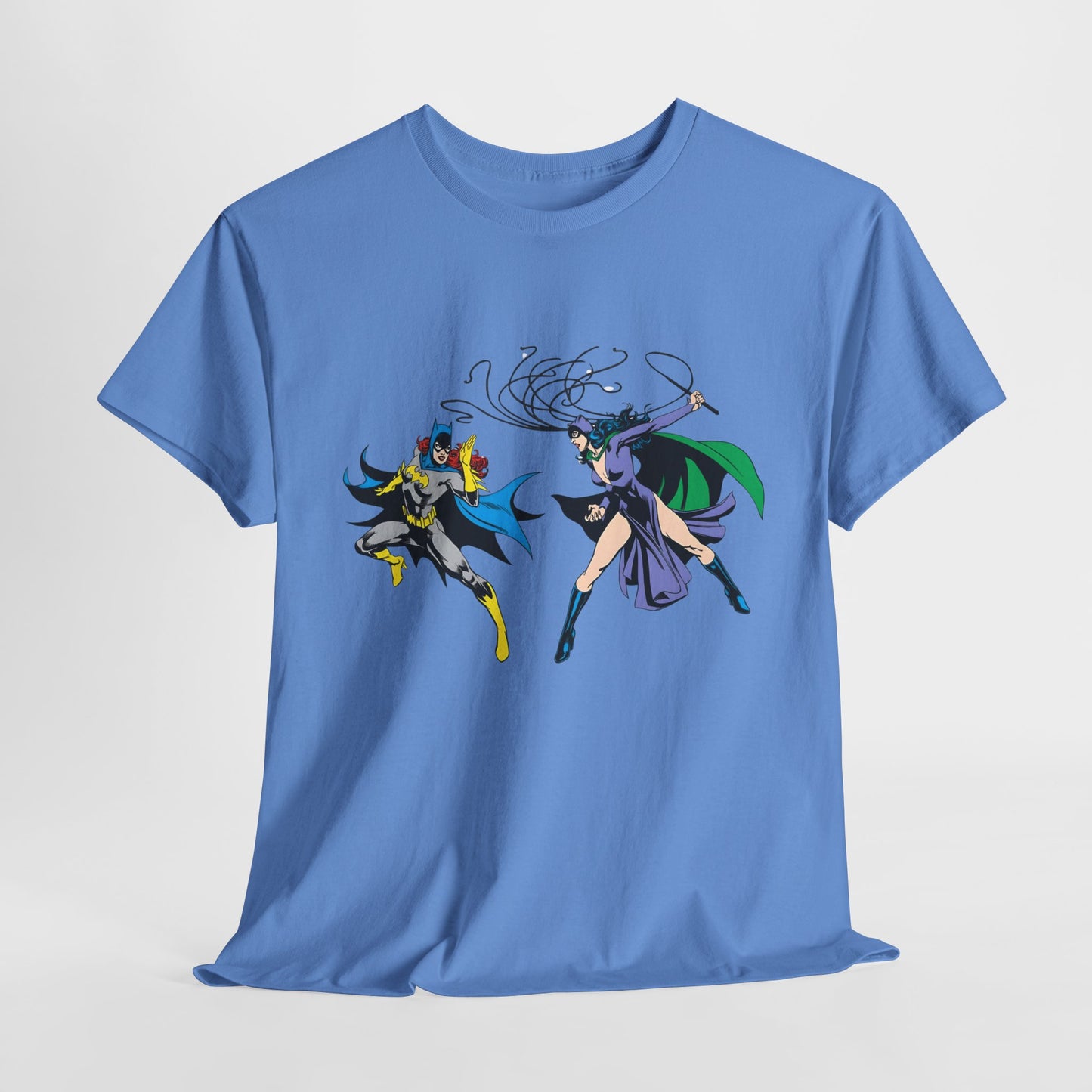 DC Batgirl vs. Catwoman Unisex Heavy Cotton Tee