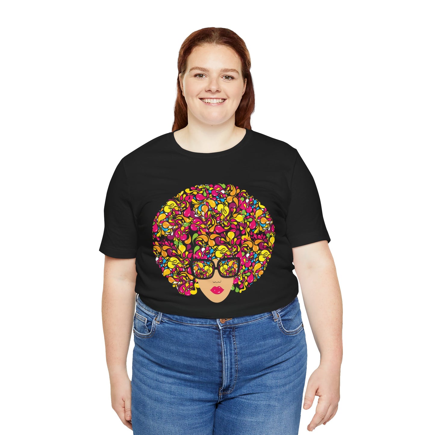 Flower Fro Unisex Jersey Short Sleeve Tee