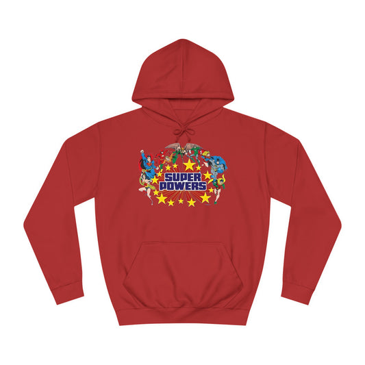 DC 80s Super Powers Unisex College Hoodie