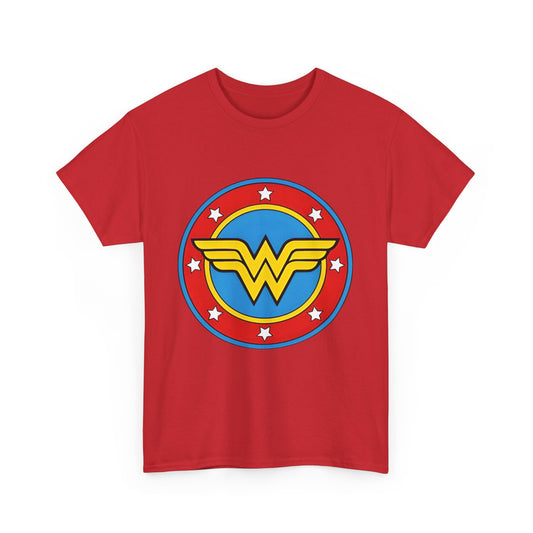 Wonder Woman "80s Shield" Unisex Heavy Cotton Tee