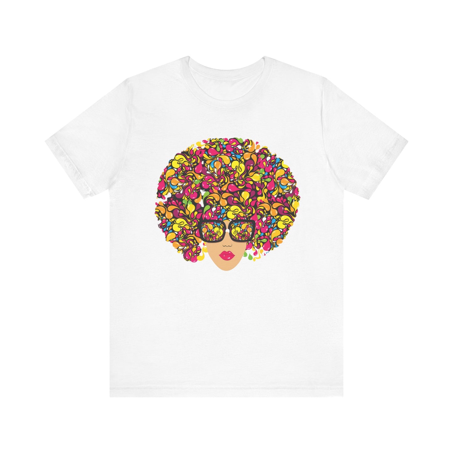 Flower Fro Unisex Jersey Short Sleeve Tee